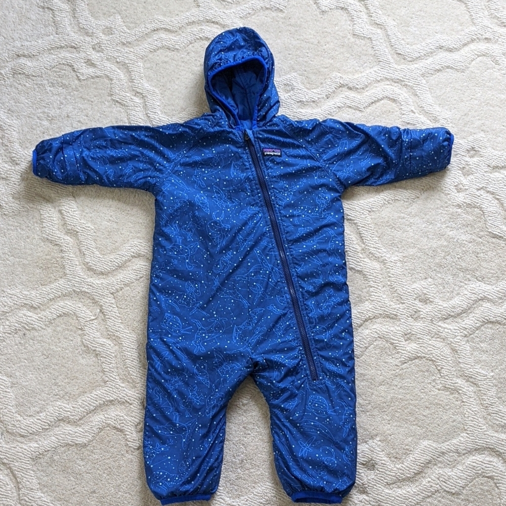 Patagonia reversible bunting snowsuit baby toddler